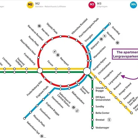 Step-free For 8 People Near Amager דירה *