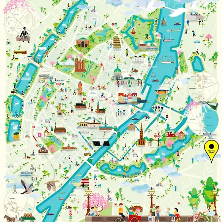 Step-free For 8 People Near Amager アパート コペンハーゲン